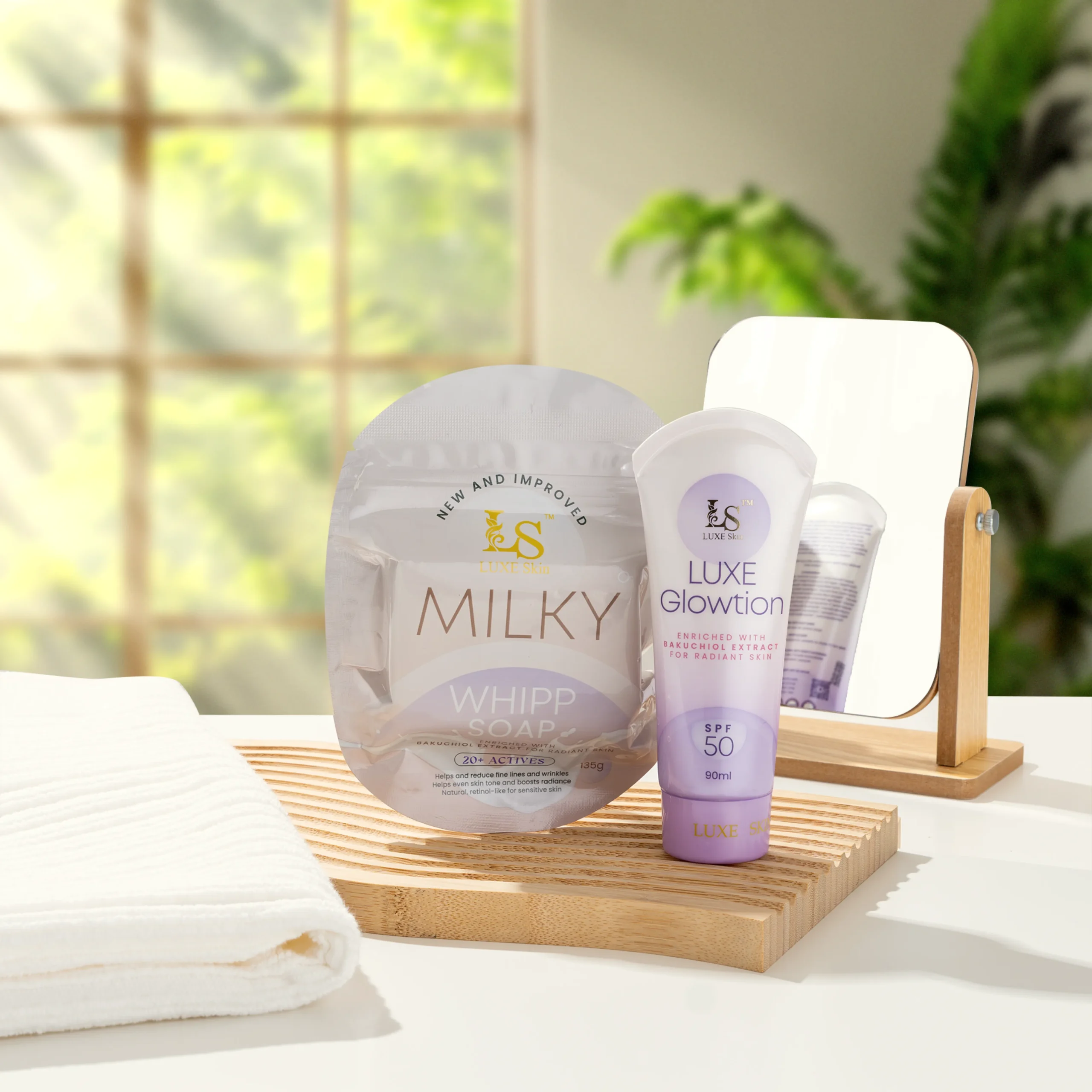 Luxe Glowtion & Milky Whipp Soap Bundle