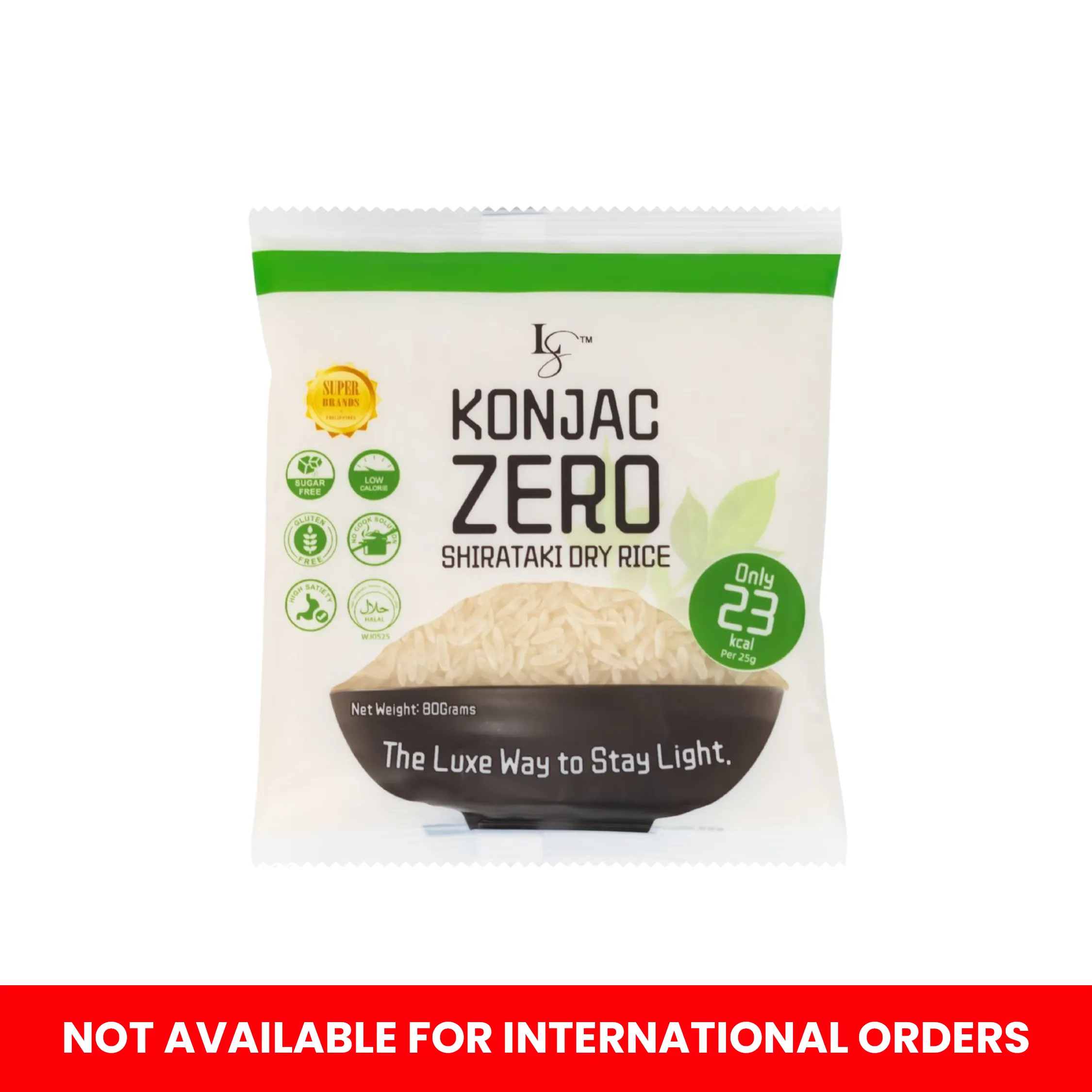 Konjac Zero 80g