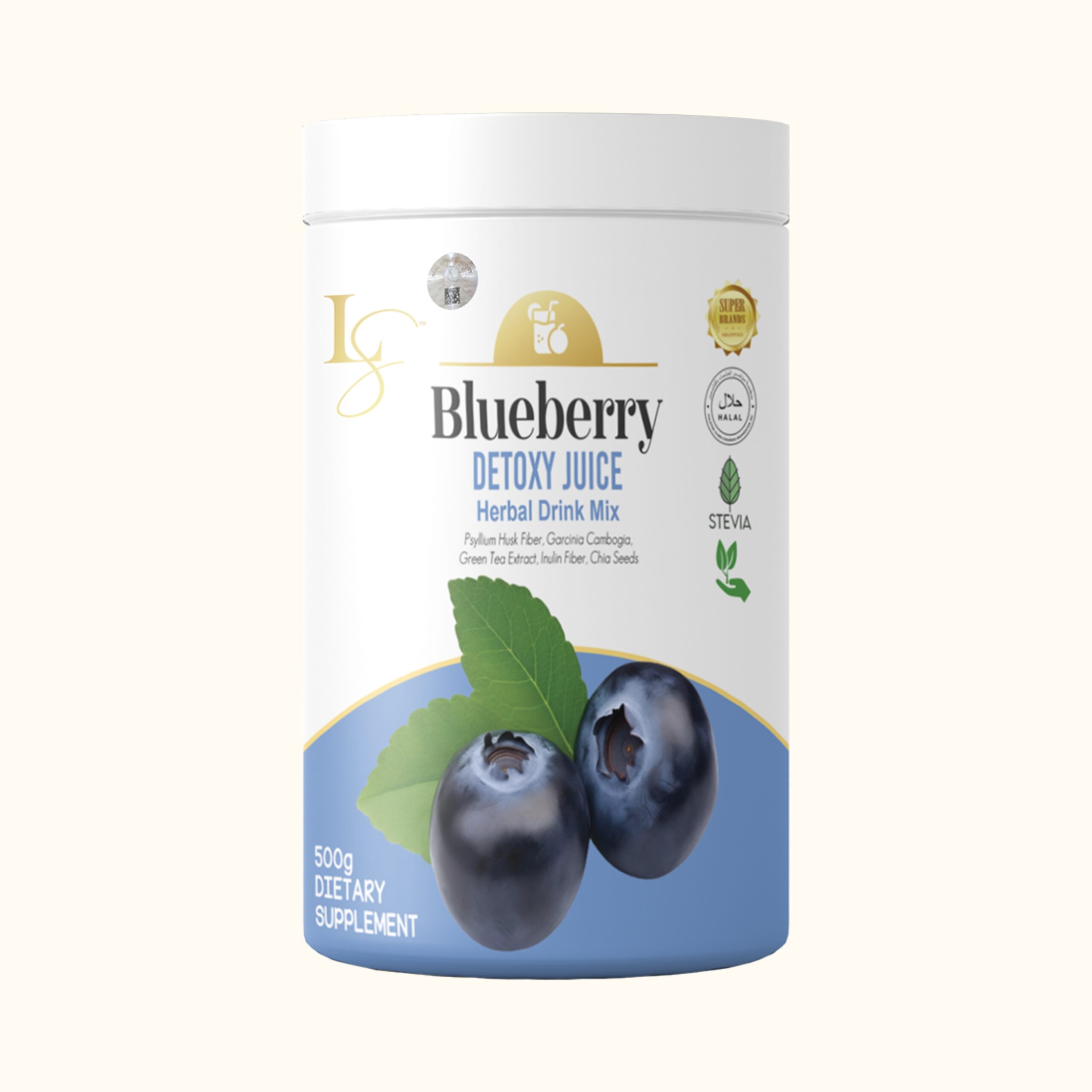 Blueberry Detoxy Juice Half-Kilo