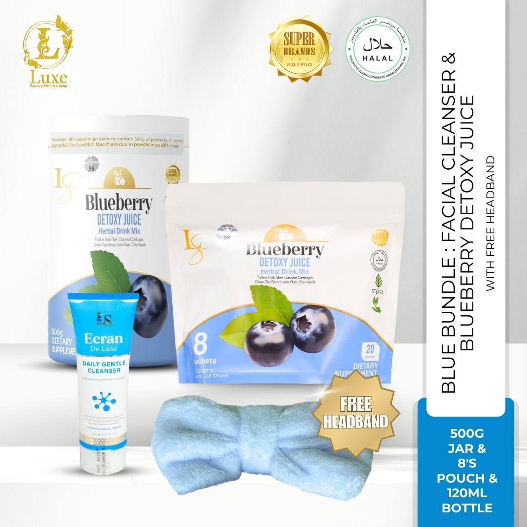 Blue Bundle: Facial Cleanser & Blueberry Detoxy Juice