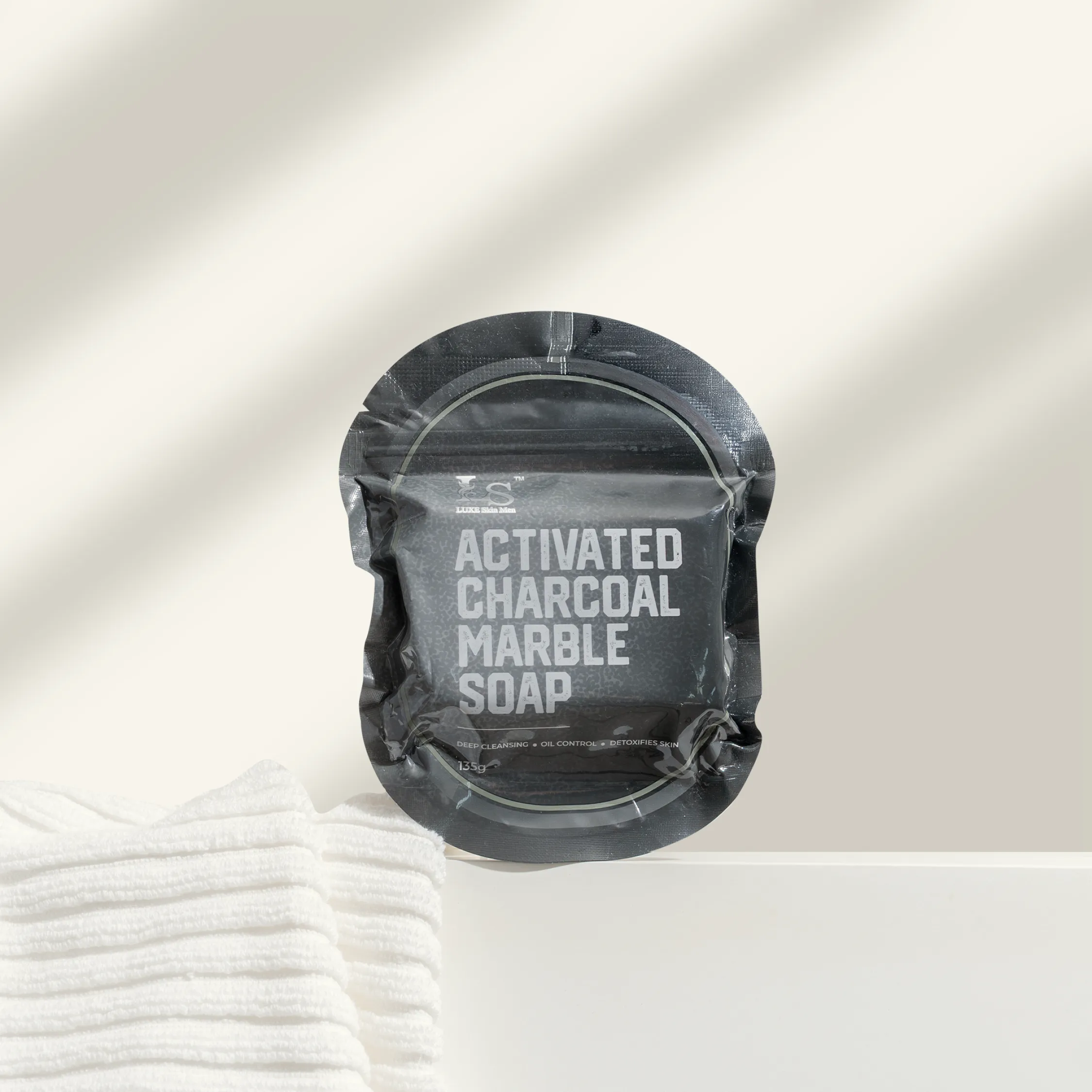 Activated Charcoal Marble Soap - Image 4