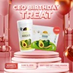 Beauty Smoothie Avocado CEO Birthday Promo