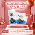 Blueberry Detoxy Juice CEO Birthday Promo