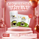 Matcha Detoxy Coffee CEO Birthday Promo