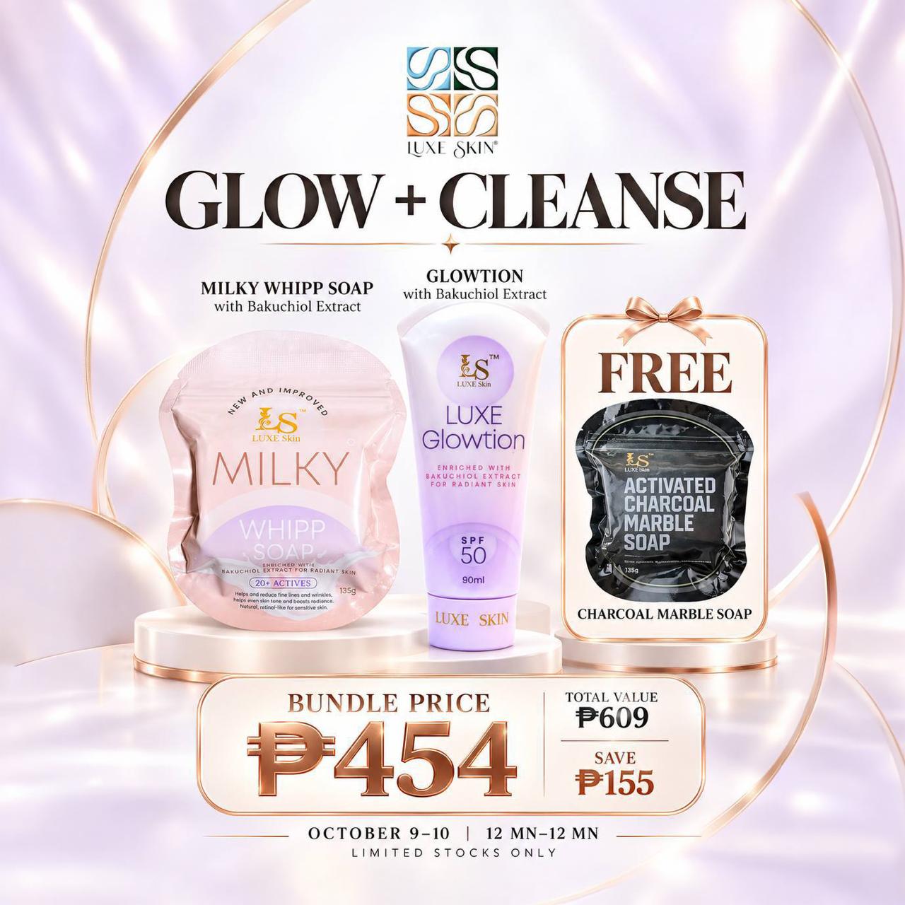 Luxe Skin Glow + Cleanse Bundle