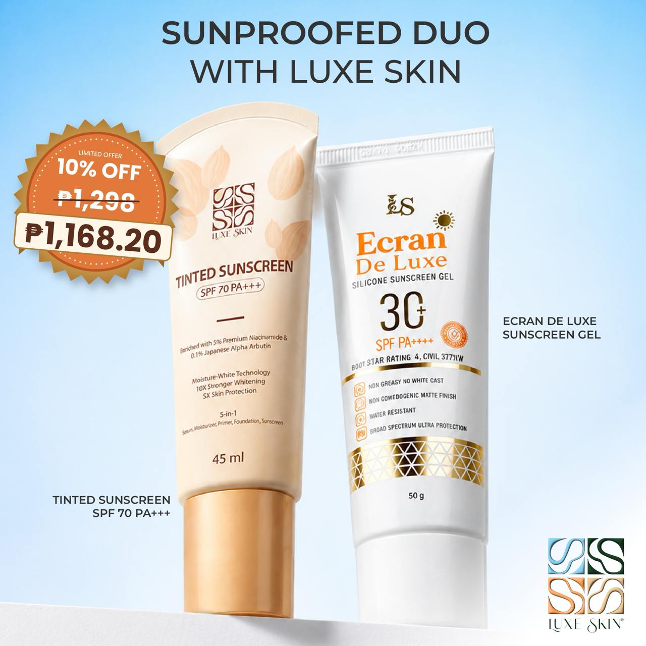 Luxe Skin Sunproofed Duo
